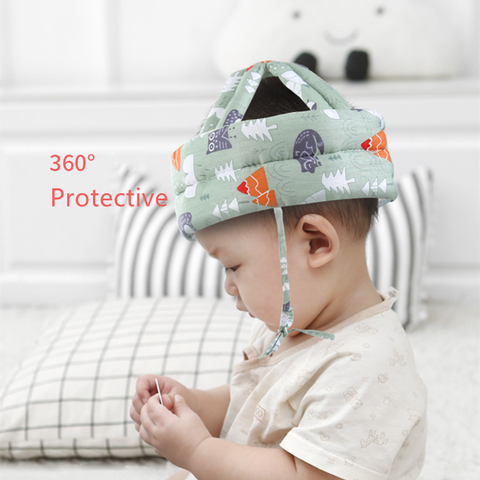 Baby Safety Helmet Against Falling Head Hat Protective Headgear