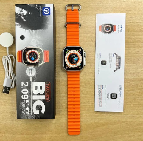 T900 Smart Watch – Bluetooth Call, Fitness Tracker & Full Touchscreen
