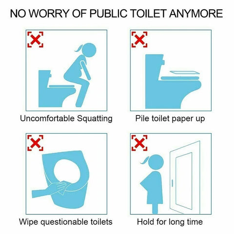 BIODEGRADABLE DISPOSABLE PLASTIC TOILET SEAT COVER (50 PCS)