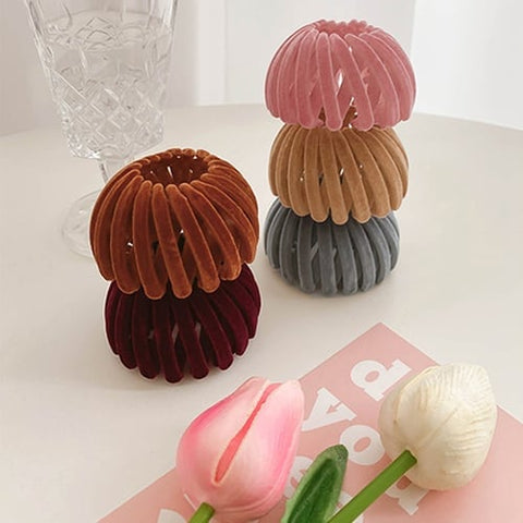 Lazy Bird's Nest Plate Hairpin