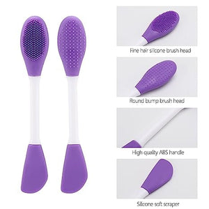 (PACK OF 2) Silicone Face Mask Brush