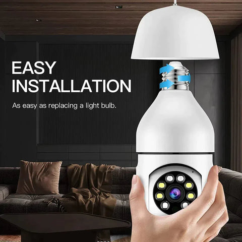 360° WiFi 1080p Bulb Camera