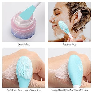 (PACK OF 2) Silicone Face Mask Brush