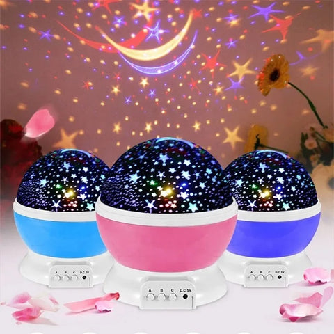 LED Star Projector Night Light-Starry Sky LED Night Light for Bedroom & Home Decor