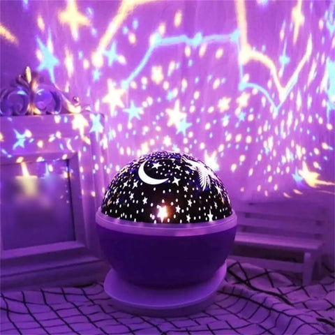 LED Star Projector Night Light-Starry Sky LED Night Light for Bedroom & Home Decor