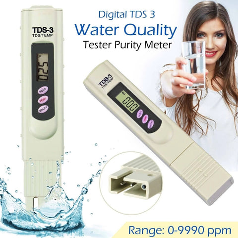 Digital TDS Meter – Water Quality Tester for Drinking, Aquariums & Hydroponics