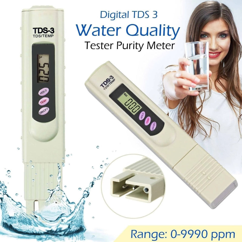 Digital TDS Meter – Water Quality Tester for Drinking, Aquariums & Hydroponics