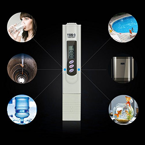 Digital TDS Meter – Water Quality Tester for Drinking, Aquariums & Hydroponics