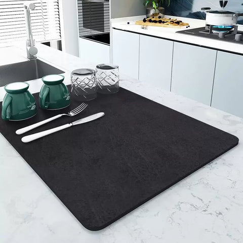 Super Absorbent Kitchen Deluxe Dish Drying Mat