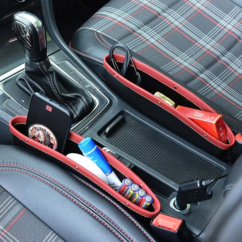 PU Leather Car Seat Gap Storage Organizer
