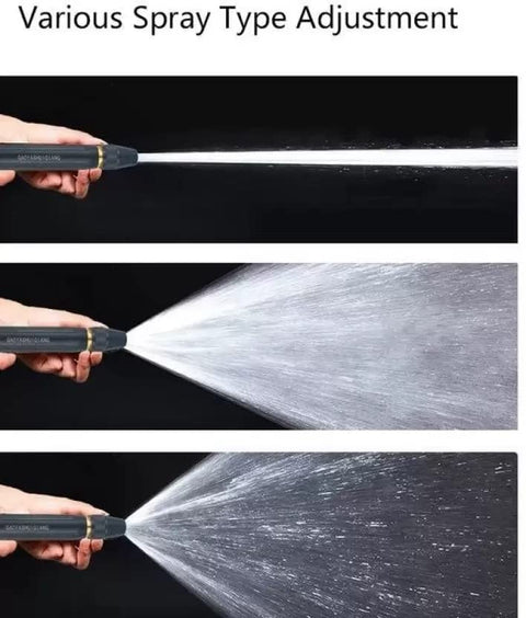 Premium Black Metal Spray Nozzle – Adjustable High-Pressure Water Jet for Car Wash & Gardening