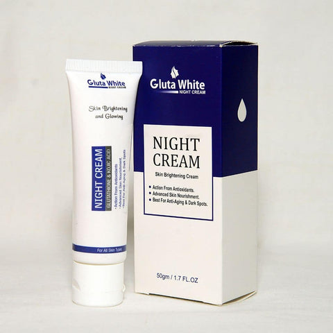 Glutaa White Night Cream – Brighten, Nourish & Glow Overnight | 50g