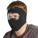 Cotton Full Face Mask with Built-in Goggles | Windproof, Sun & Dust Protection, Warm Winter Mask for Biking, Cycling & Outdoor Use (Unisex – Pack of 1)